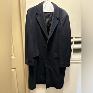 Men’s Wool Dress Coat, size L